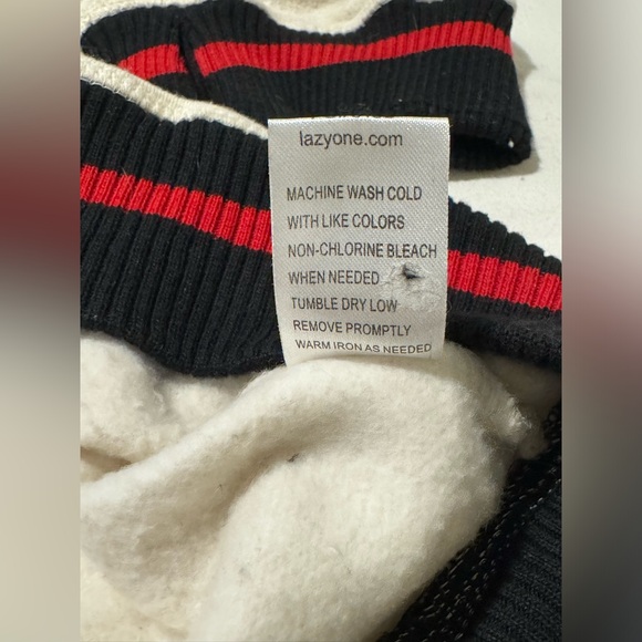 Lazy One Long Sleeve ~ Pullover Sleep Hoodie size S/M - Picture 10 of 11